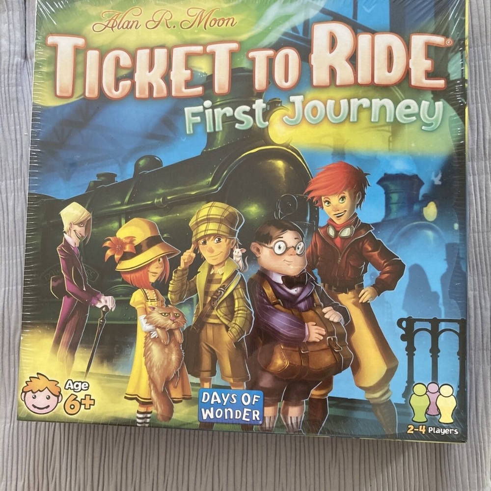Days of Wonder Ticket to Ride First Journey NEW SEALED